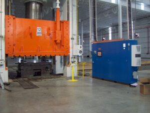 Hydraulic Press Control Upgrade on 3000 Ton Erie