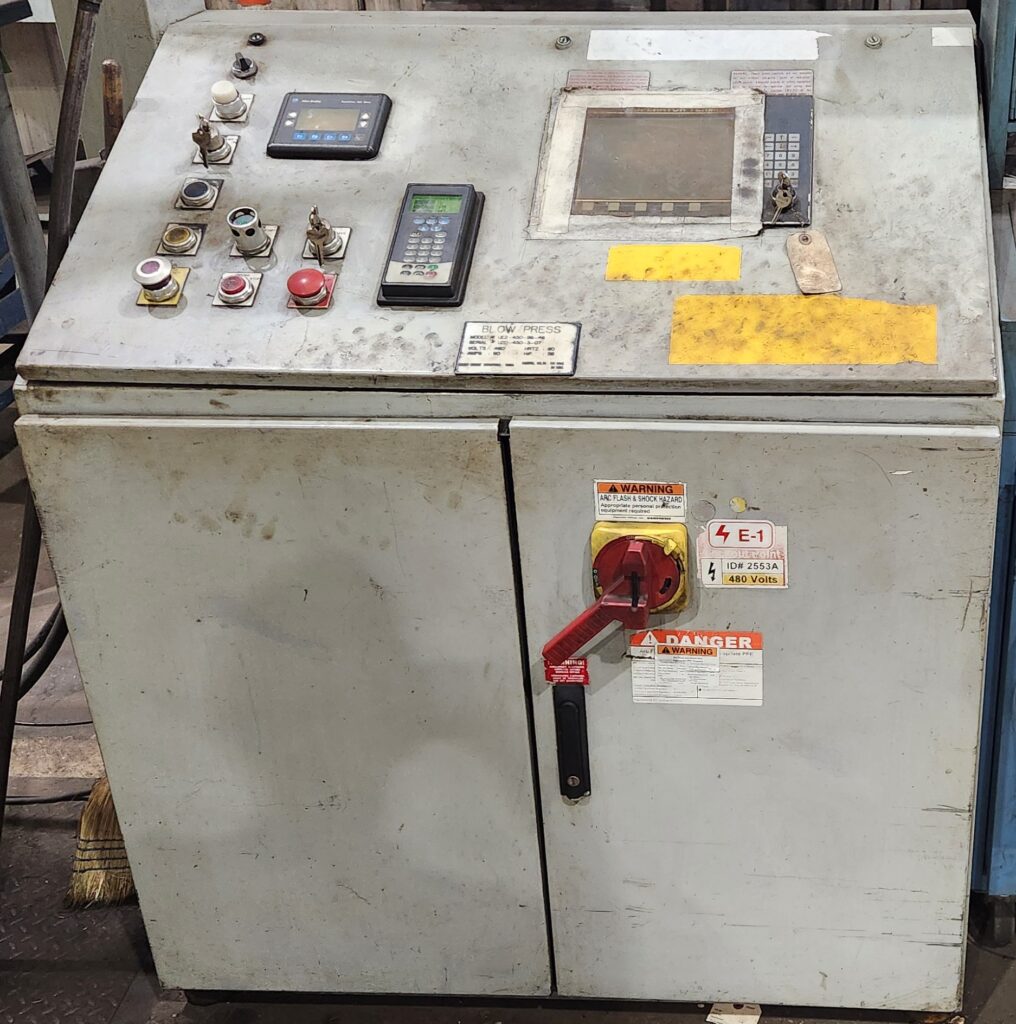 450 Ton Blow Straight Side Unitized Frame Eccentric Geared Gib Guide Mechanical Press - For Sale