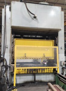 450 Ton Blow Straight Side Unitized Frame Eccentric Geared Gib Guide Mechanical Press - For Sale